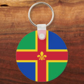 Porte-clés Drapeau du Lincolnshire (Recto)