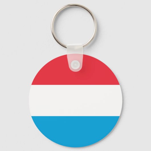Porte-clés Drapeau du Luxembourg (Recto)