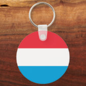 Porte-clés Drapeau du Luxembourg (Verso)
