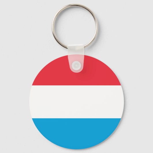 Porte-clés Drapeau du Luxembourg (Recto)