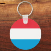 Porte-clés Drapeau du Luxembourg (Recto)