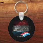 Porte-clés drapeau du Luxembourg (Recto)