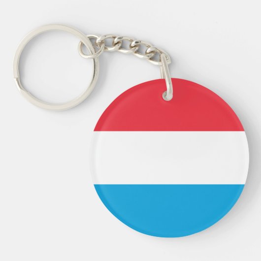 Porte-clés Drapeau du Luxembourg (Devant)