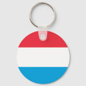 Porte-clés Drapeau du Luxembourg (Verso)