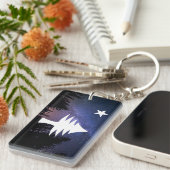 Porte-clés Drapeau du Maine 1901 - Édition étoilée (Devant droit)