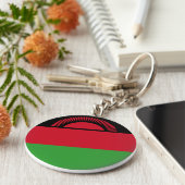 Porte-clés Drapeau du Malawi (Côté)