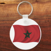 Porte-clés Drapeau du Maroc (Recto)