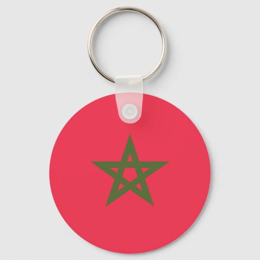Porte-clés Drapeau du Maroc (Recto)
