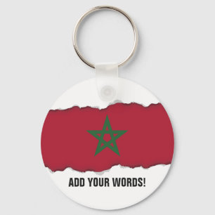 Porte-clés Drapeau du Maroc