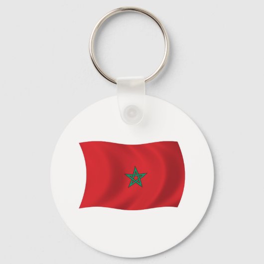 Porte-clés Drapeau du Maroc (Recto)