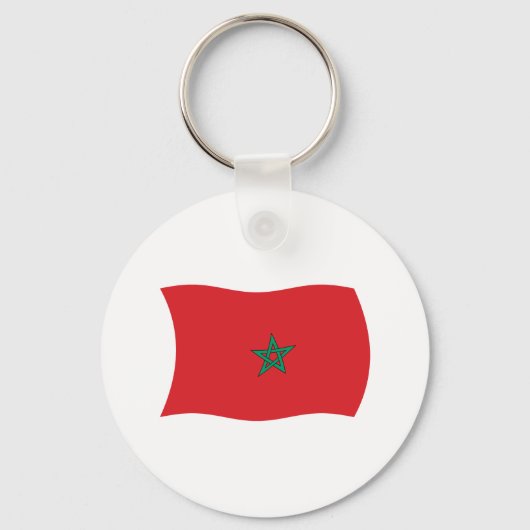 Porte-clés Drapeau du Maroc (Recto)