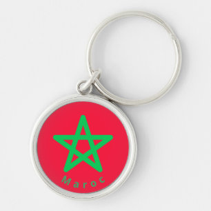 Porte-clés Drapeau du Maroc