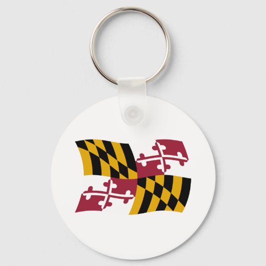 Porte-clés Drapeau du Maryland (Recto)