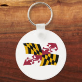 Porte-clés Drapeau du Maryland (Recto)