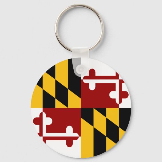 Porte-clés Drapeau du Maryland (Recto)