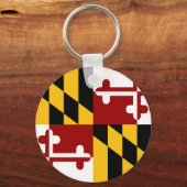 Porte-clés Drapeau du Maryland (Recto)
