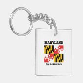Porte-clés drapeau du Maryland (Devant gauche)