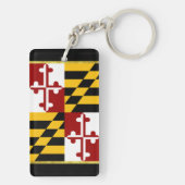 Porte-clés Drapeau du Maryland (Dos)