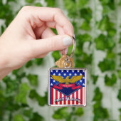 Porte-clés Drapeau du Maryland USA (main)