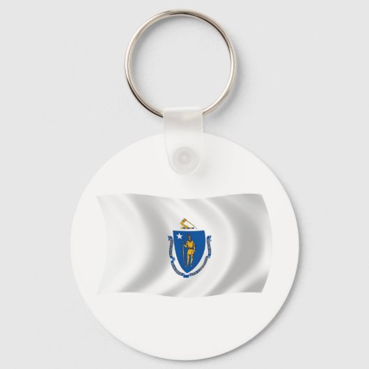 Porte-clés Drapeau du Massachusetts (Recto)