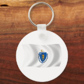 Porte-clés Drapeau du Massachusetts (Recto)