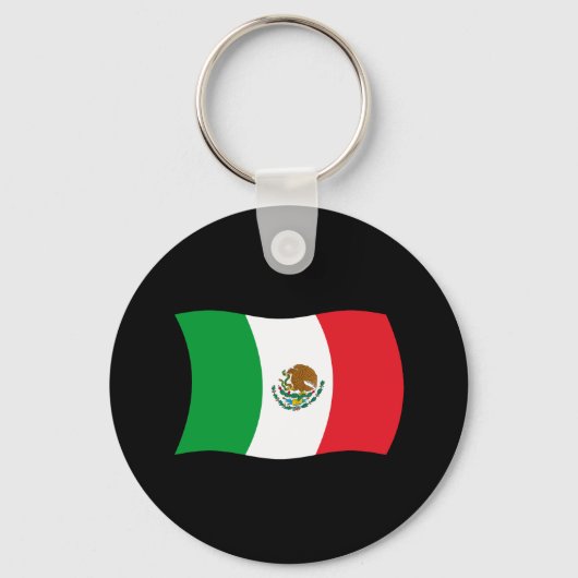 Porte-clés Drapeau du Mexique (Recto)