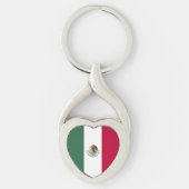 Porte-clés Drapeau du Mexique (Devant)