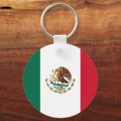 Porte-clés Drapeau du Mexique (Recto)