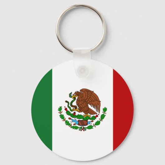 Porte-clés Drapeau du Mexique (Recto)