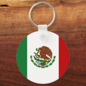 Porte-clés Drapeau du Mexique (Recto)