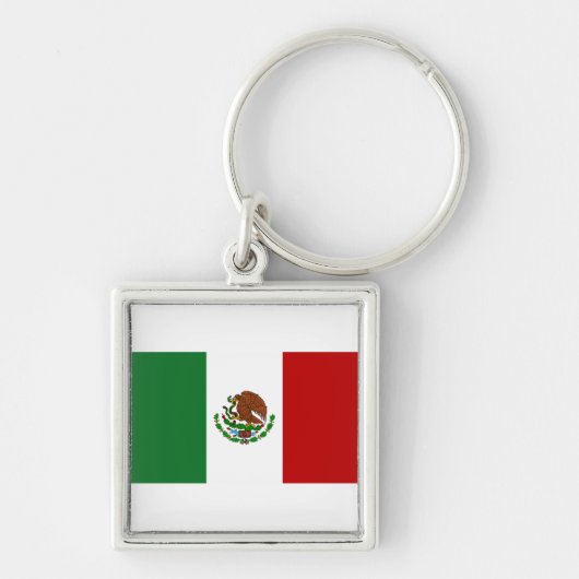 Porte-clés Drapeau du Mexique (Devant)