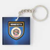 Porte-clés Drapeau du Minnesota (Dos)