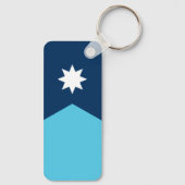 Porte-clés Drapeau du Minnesota (Verso)