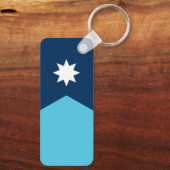 Porte-clés Drapeau du Minnesota (Verso)