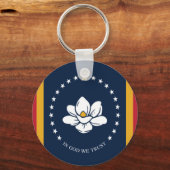 Porte-clés Drapeau du Mississippi (Recto)