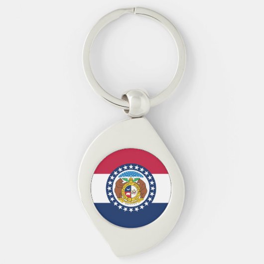 Porte-clés Drapeau du Missouri (Devant)