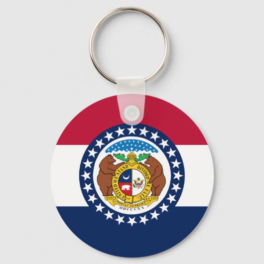 Porte-clés Drapeau du Missouri (Recto)