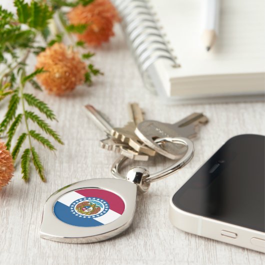 Porte-clés Drapeau du Missouri (Côté )