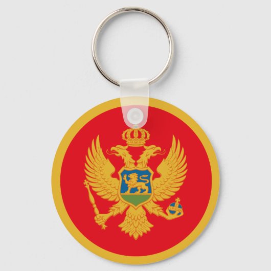 Porte-clés Drapeau du Monténégro (Recto)