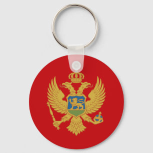 Porte-clés Drapeau du Monténégro Porte - clé