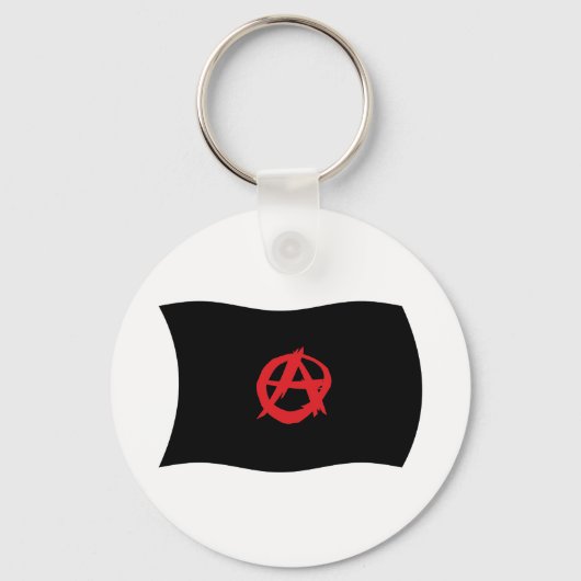 Porte-clés Drapeau du Mouvement Anarchiste (Recto)