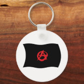 Porte-clés Drapeau du Mouvement Anarchiste (Recto)