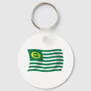 Porte-clés Drapeau du Mouvement Écologique