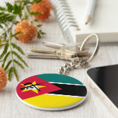 Porte-clés Drapeau du Mozambique (Côté)