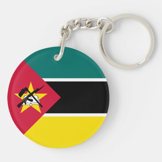 Porte-clés Drapeau du Mozambique (Dos)