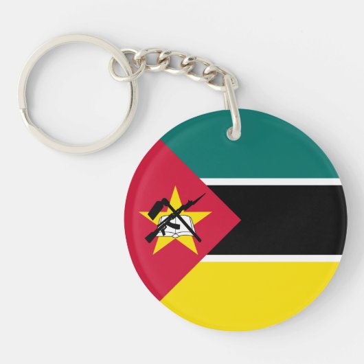 Porte-clés Drapeau du Mozambique (Devant)