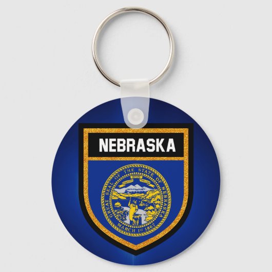 Porte-clés Drapeau du Nebraska (Recto)