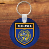 Porte-clés Drapeau du Nebraska (Recto)