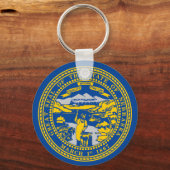 Porte-clés Drapeau du Nebraska (Recto)
