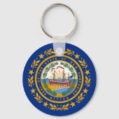 Porte-clés Drapeau du New Hampshire (Recto)